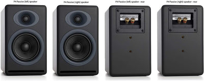 Audioengine P4 Passive Bookshelf Speakers | Home Stereo High-Performing 2-Way Desktop Speakers (Blac