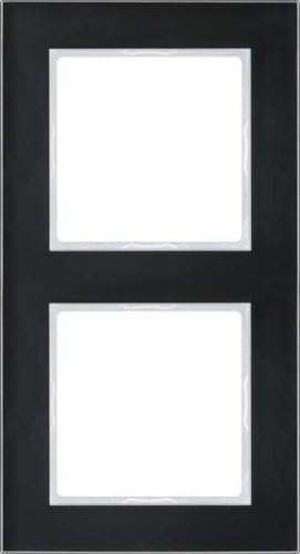 Jung AC 582 GL SW Rahmen Glas 2fach Serie A Creation schwarz