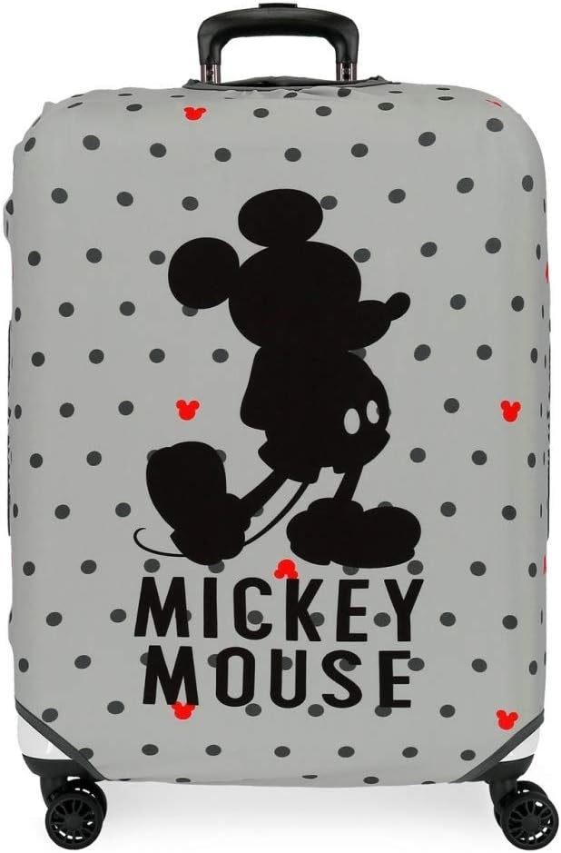 Kofferabdeckung Mickey Grau Mickey Medium Case Abdeckung Grau, Mickey Medium Case Abdeckung Grau