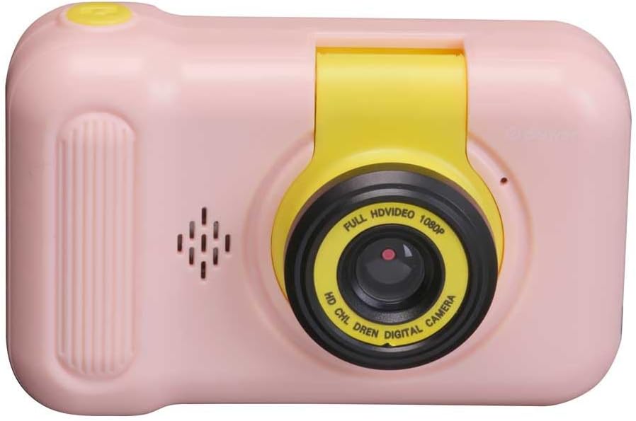 Denver KCA-1351RO Rose Kinderkamera - 40 MP, Flip-Objektiv für Selfies, Eingebaute Spiele, 2.4-Zoll