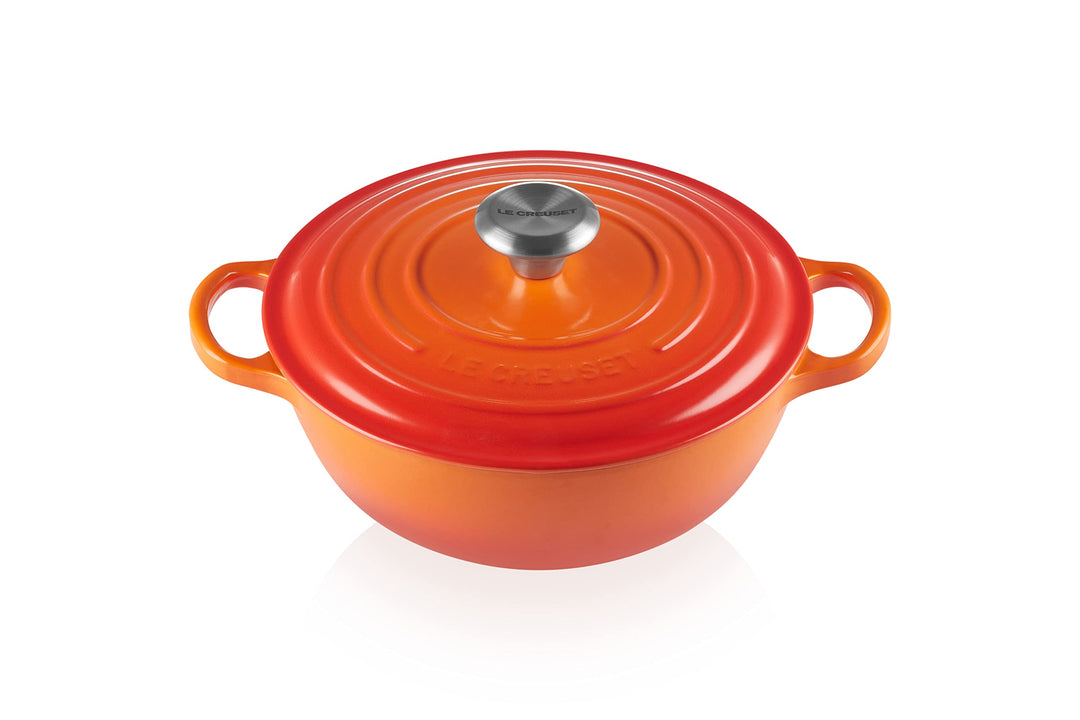 Le Creuset La Marmite aus Gusseisen, 24cm, Ofenrot, 21114240900430 Ofenrot 24 cm, Ofenrot 24 cm
