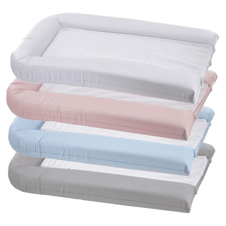 DOMIVA Wickelauflage PVC mit 2 abnehmbaren Schwämmen, Perlgrau
