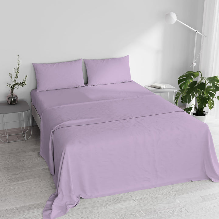 Italian Bed Linen maxcolor Bedding Lille 240 x 300 cm Lilla, 240 x 300 cm Lilla