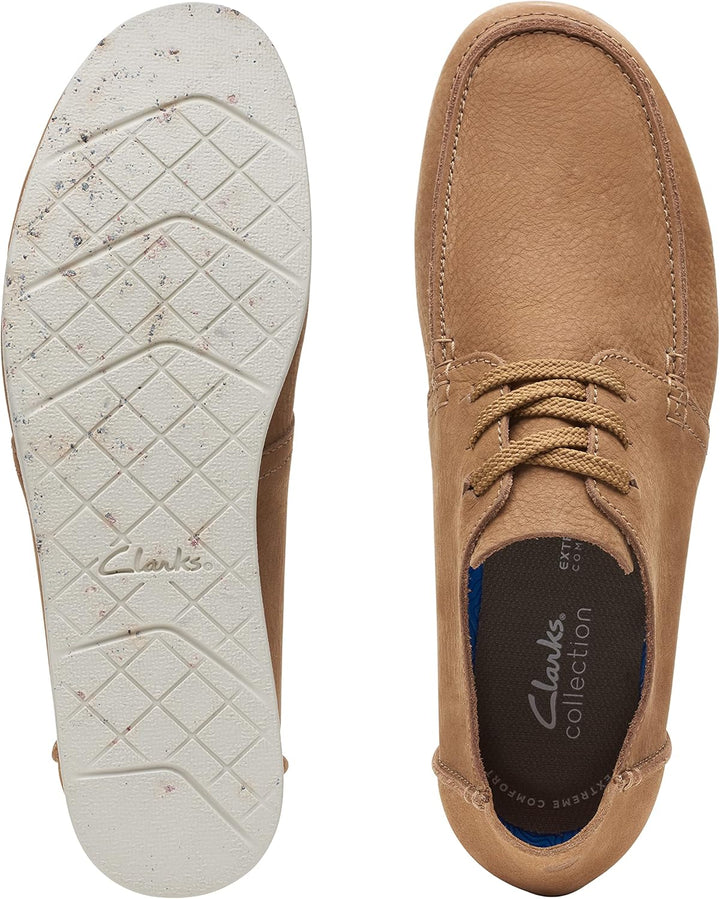 Clarks Herren Shacrelite Low Oxford 45.5 EU Dark Sand Nubuck, 45.5 EU Dark Sand Nubuck