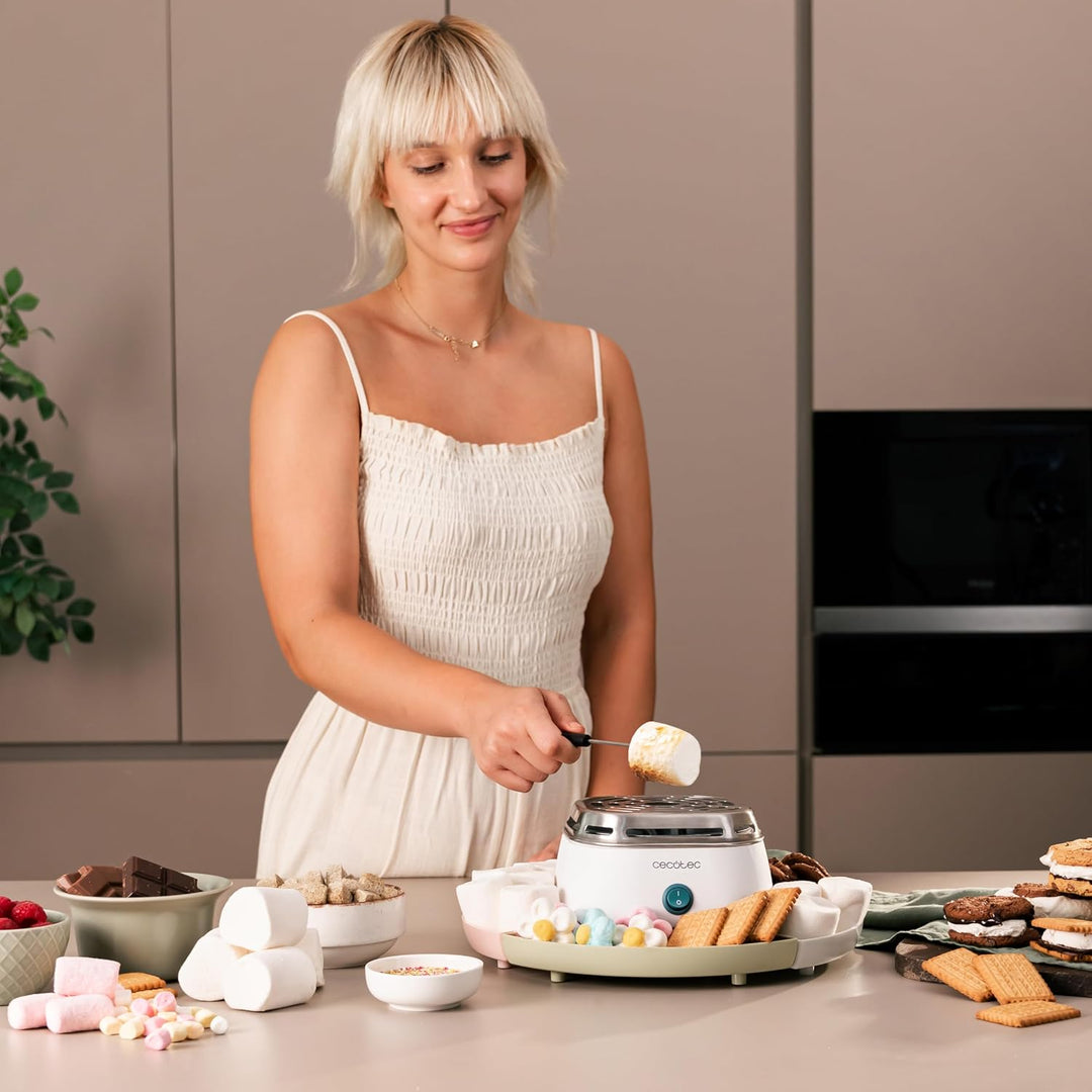 Cecotec Maschine zum Erhitzen von Marshmallows - Marshmallow Maker Fun&amp;Sugar Marshmallow. 270 W Leis