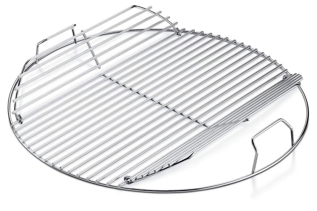 54,6cm 7436 Grillrost Rund Klappbarem für Weber 57cm Holzkohlegrills, Grillrostersatzteil für Weber
