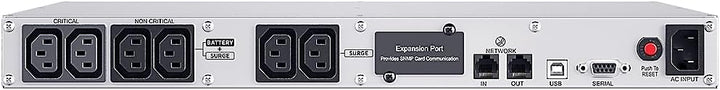 CyberPower Line-Interactive USV CP1500EIPFCRM1U 1500VA/900W, 1HE VA 1500 / 900 Watt, VA 1500 / 900 W