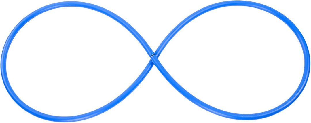Faltbarer Hula Hoop, HDPE-20mm, farbig, Ø90/95/100/105cm Blau Ø90cm, Blau Ø90cm