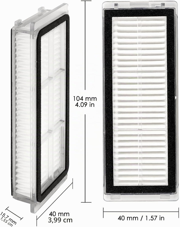 HEPA-Filter kompatibel für Dreametech L20 Ultra/L30 Ultra Roboter-Staubsaugerfilter-Set, 8 Stück