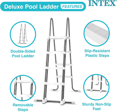 POOL LADDER WITH REMOVABLE STEPS for use