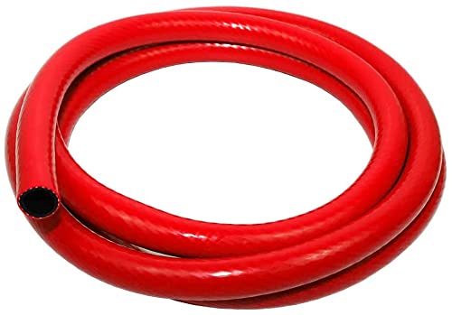 Universal-Silikon-Vakuumschlauch Absaugschlauch Unterdruckschlauch, 1-lagig, verstärkter Hochtempera