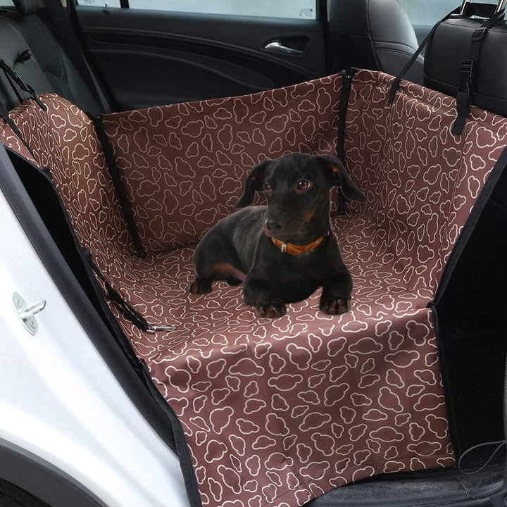 Riloer Car Boot Sitzbezug Pet Dog Cat SUV/LKW Protector Liner Mat Oxford wasserdicht Orange, Orange