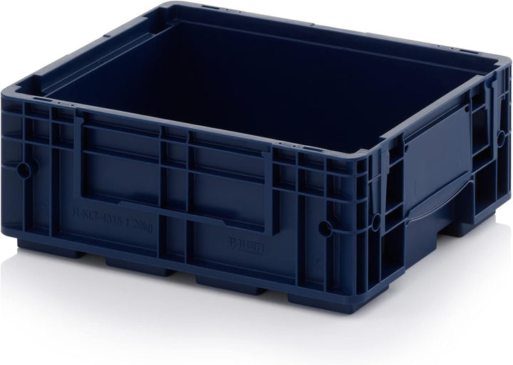2x R-KLT Behälter 40 x 30 x 14,7 * Kleinladungsträger blau 40x30x15 Eurobehälter Industrie KLT 4315