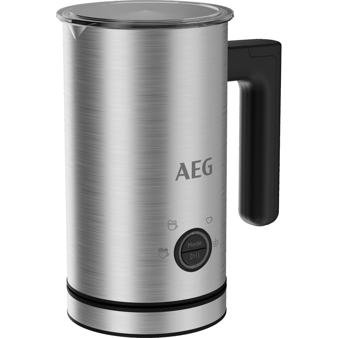 AEG Milchaufschäumer MF5-1-6ST 5000 – Edelstahl, doppelte Funktion, für Latte Macchiato, Cappuccino,