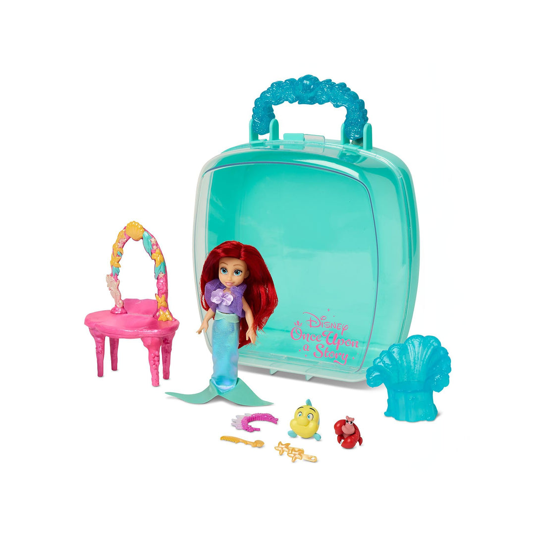 Disney Store Offizielles Arielle Minipuppen-Spielset, Arielle, die Meerjungfrau, Once Upon a Story K