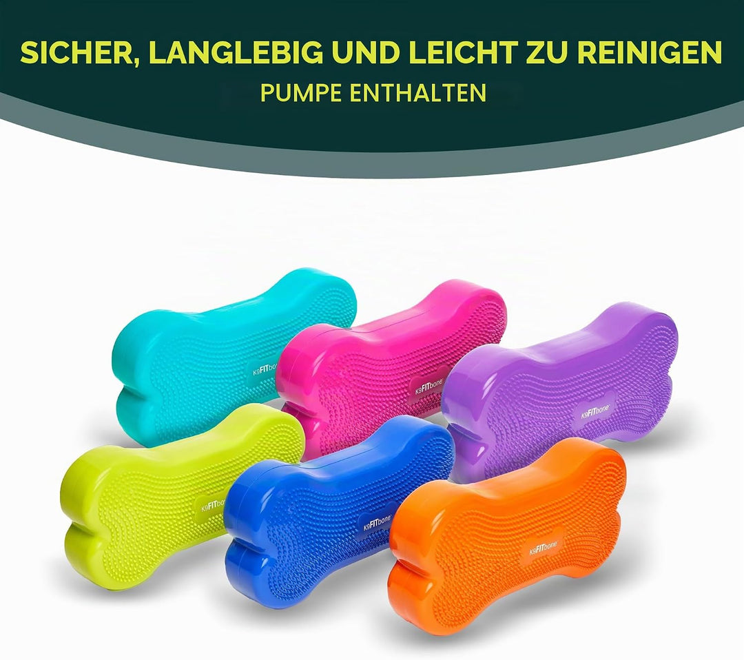 Ball Dynamics FPK9BONE BL K9FITbone, Balance - Trainingsgerät, 58 x 29 x 10m, himmelblau