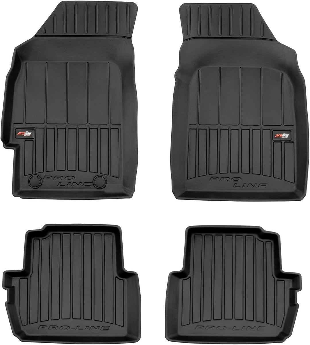 M MOTOS Gummimatten Auto Fussmatte passt für Chevrolet Spark II 2005-2009 Verbessern Sie Ihren Reise