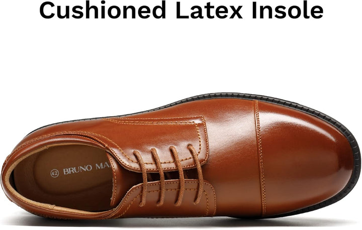 Bruno Marc Herren Anzugschuhe Business Schuhe Oxfords Derby Schnürhalbschuhe 40 EU Braun E, 40 EU Br