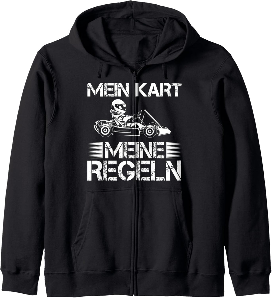 Rennsport Deko Kartfahrer Rennkart Design Gokart Racing Kapuzenjacke