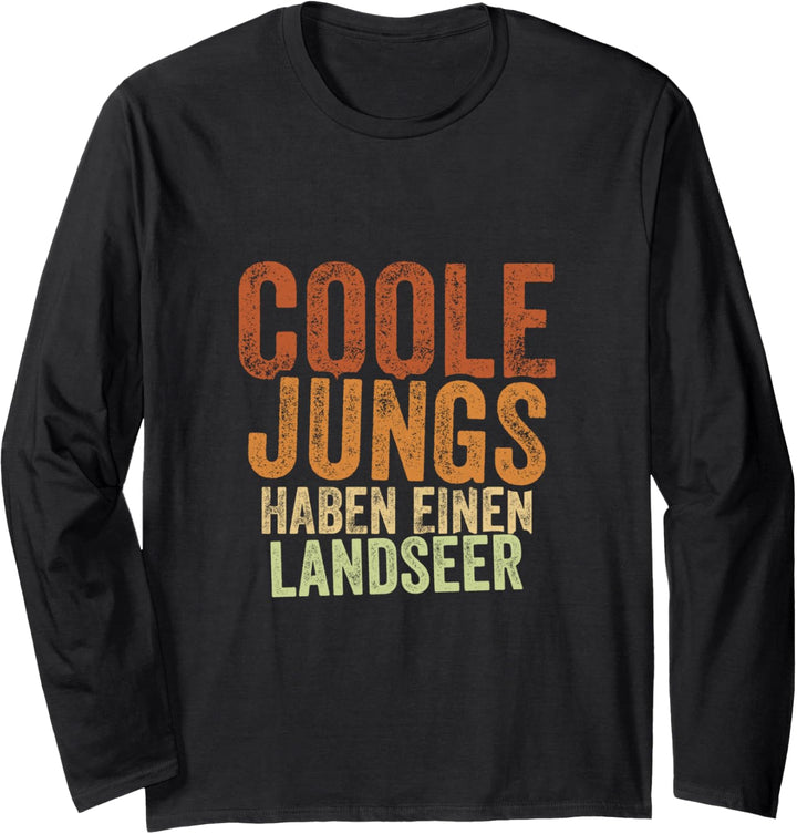 Coole Jungs haben einen Landseer Langarmshirt