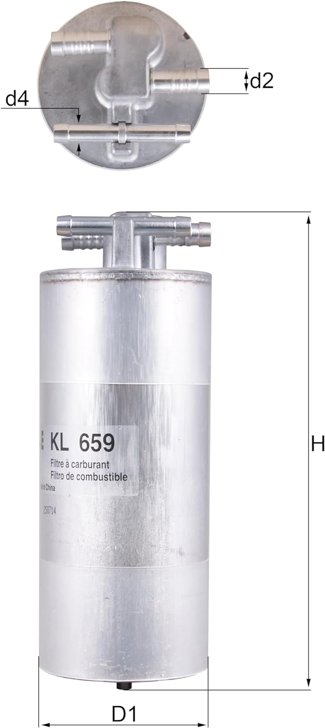 MAHLE KL 659 Kraftstofffilter