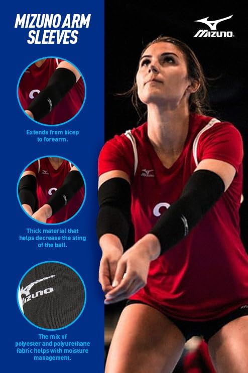 Mizuno Armstulpen Grau Einheitsgrösse Armstulpen, Grau Einheitsgrösse Armstulpen
