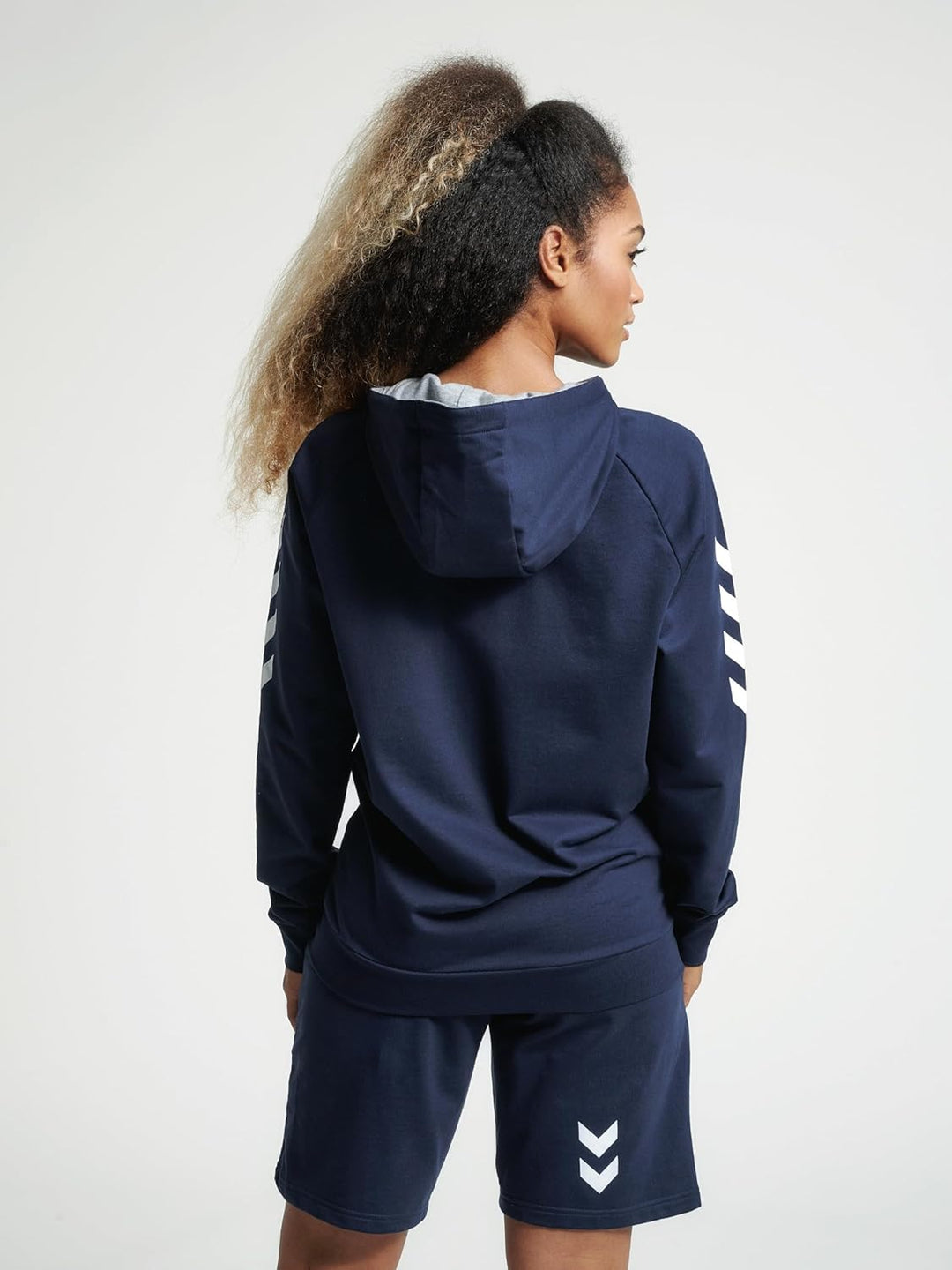 hummel Reissverschluss Kapuzenpullover Hmlgo Damen XS Blau, XS Blau