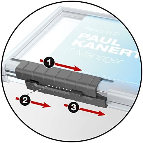 Durable Kartenhalter Pushbox Trio mit Textilband, 10 Stück, transparent, 892501 Für 3 Karten mit Tex