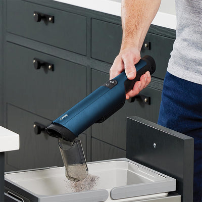 Shark , Kabellos, [WV270EU] WandVac 2.0 Akku-Handstaubsauger,Blau Längere Laufzeit, Extra Saugkraft
