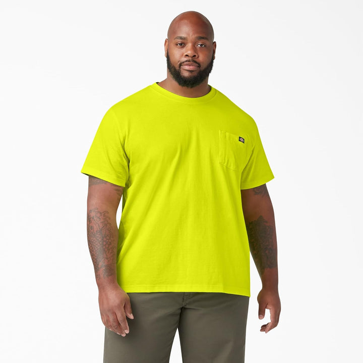 Dickies Herren Short Sleeve Heavyweight Heathered Crew Neck Tee T-Shirt XXL Tall Hellgelb, XXL Tall