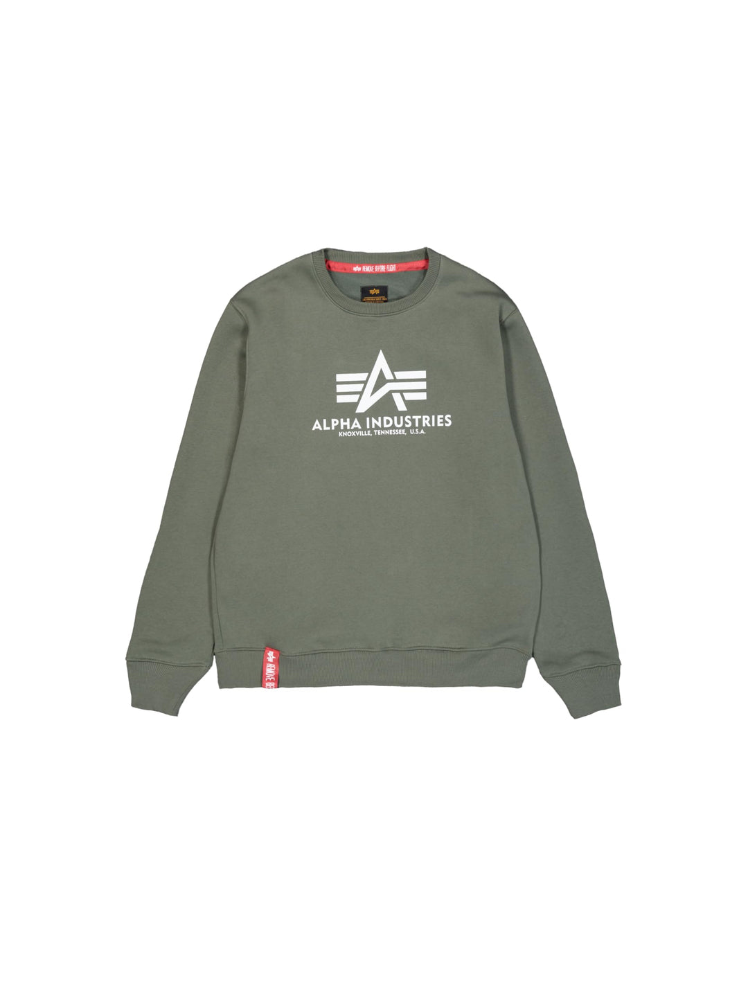 ALPHA INDUSTRIES Herren Basic Sweater Sweatshirt für Herren Sweatshirt (1er Pack) XXS Dunkles Olivgr