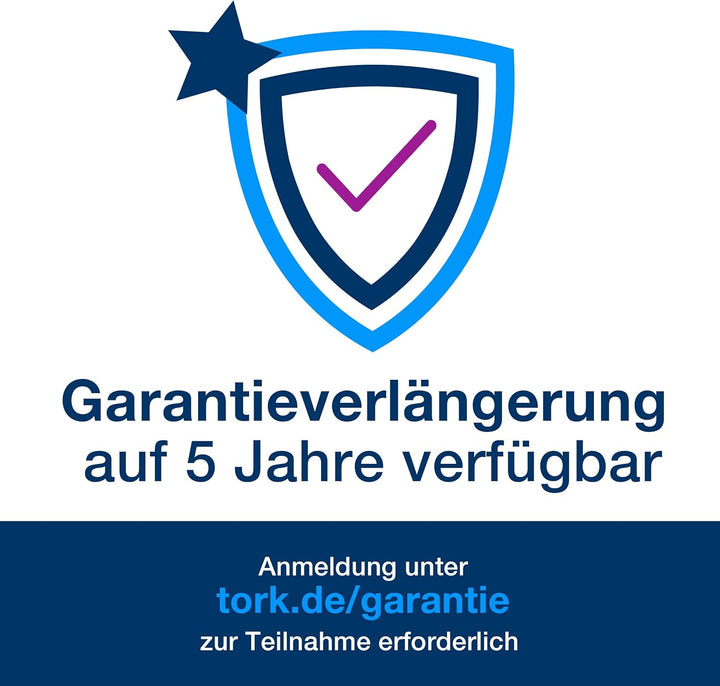 Tork SmartOne Mini Doppelrollenspender für Toilettenpapier Weiss T9, Hohe Kapazität, Elevation Linie