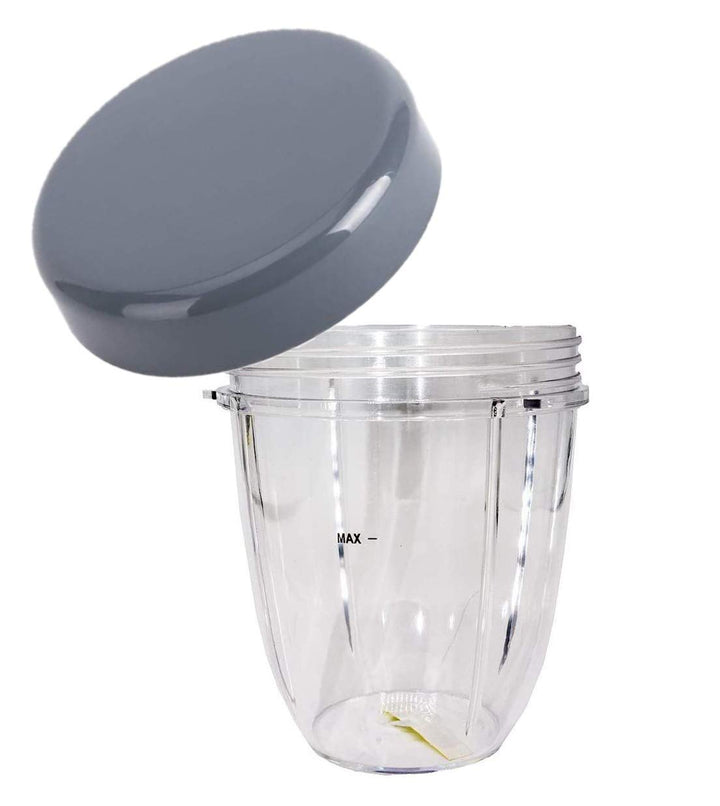 Utiz Kleiner Becher mit flachem Deckel für Nutribullet 600 W 900 W Mixer-Entsafter (510.3 g) Nutribu