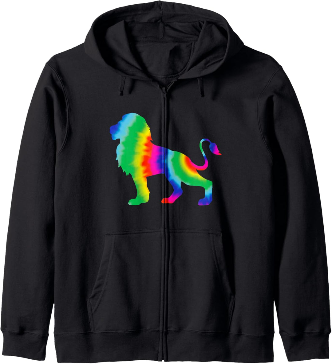 Coole Krawatte Färben Löwe Dschungeltier Kapuzenjacke