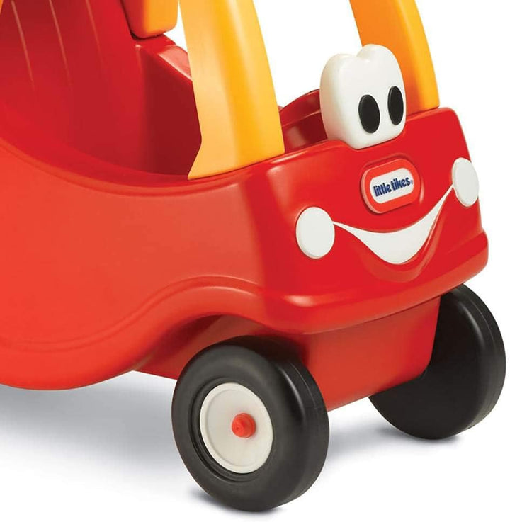 Little Tikes Cozy Einkaufswagen. Spielzeugrollwagen für Kinder ab 18 Monaten, Rot/Gelb
