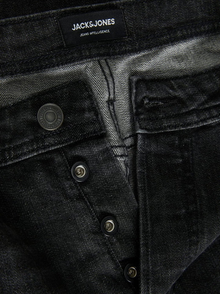 JACK & JONES Men's JJITIM JJORIGINAL AM 167 LID Jeans, Black Denim, 32W / 34L