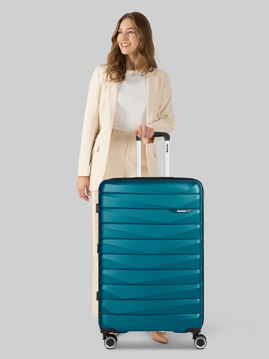 Bench grosser Hartgepäck Check-in Koffer | XL Trolley 49 x 31 x 76 cm aus hochwertigem, robustem Pol