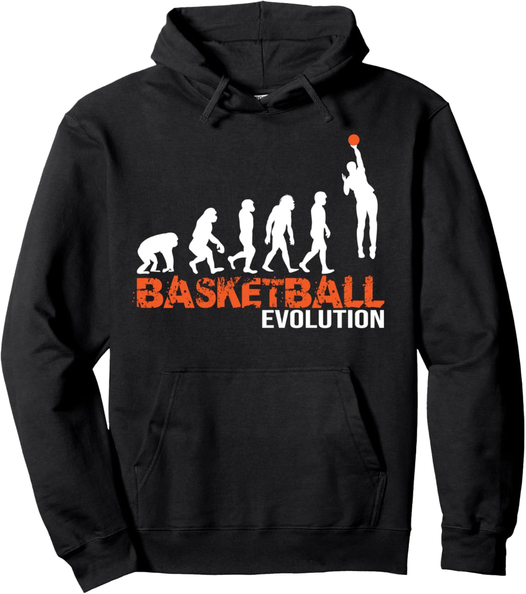 Evolution des Basketball - Basketballspieler Geschenk Pullover Hoodie