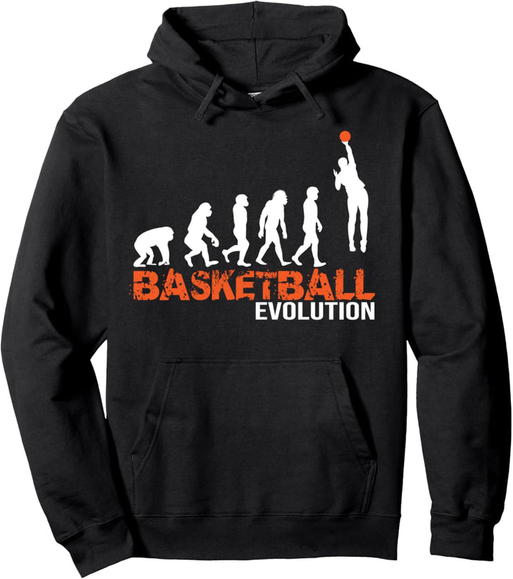 Evolution des Basketball - Basketballspieler Geschenk Pullover Hoodie