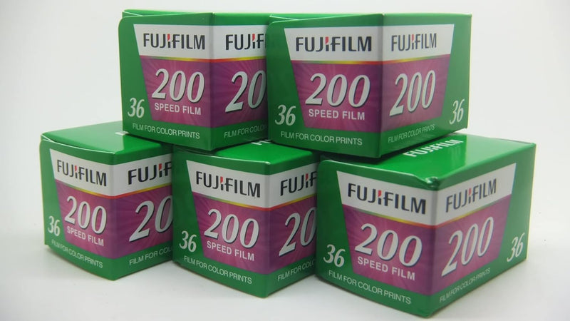 Fuji, C200, 35 mm, 36 Aufnahmen, 5 Stück