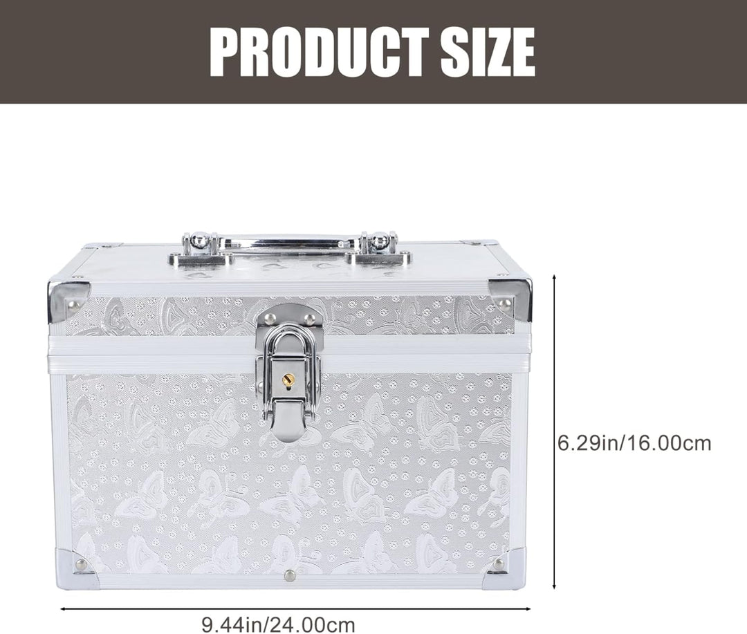 1stk Pediküre-kit Kosmetischer Zug Fall Schmuck-organizer-fach Tragbarer Werkzeugkasten Schmuck Orga