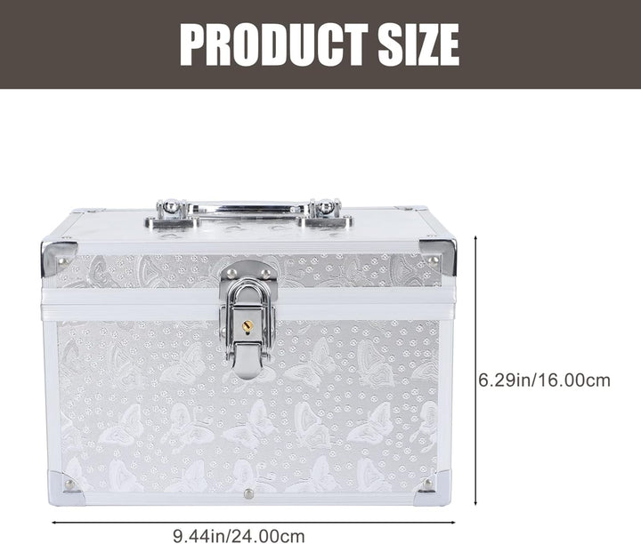 1stk Pediküre-kit Kosmetischer Zug Fall Schmuck-organizer-fach Tragbarer Werkzeugkasten Schmuck Orga
