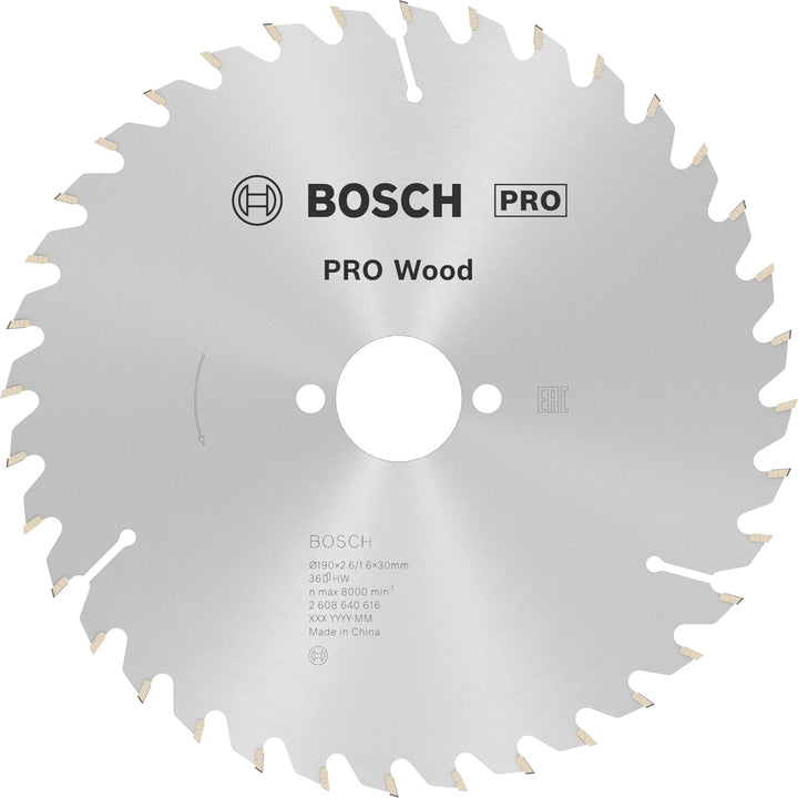 Bosch Accessories Bosch Professional 1x Kreissägeblatt Optiline Wood (Sägeblatt für Holz, Ø 190 x 30