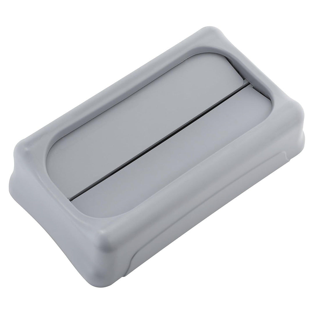 Rubbermaid Commercial Products Slim Jim Deckeleinheit für Recyclingstation für Flaschen, grau, 1 gra
