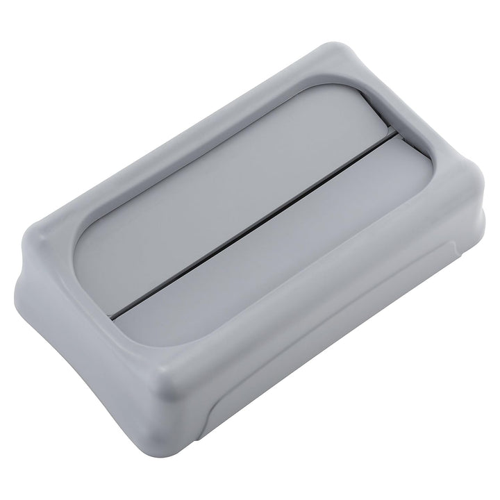 Rubbermaid Commercial Products Slim Jim Deckeleinheit für Recyclingstation für Flaschen, grau, 1 gra
