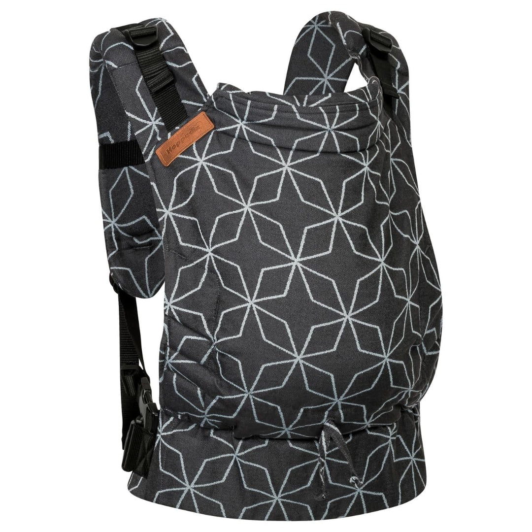 Hoppediz Buckle - 4-in-1 Babytrage für Neugeborene ab Geburt - Fullbuckle Tragehilfe mit 2 Schnallen