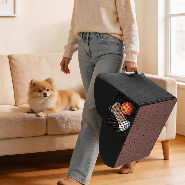 Hundetreppe für Kleine Hunde, Thihome Hundetreppe 2 Stufen, Rutschfestem Katzentreppe für Alte Katze