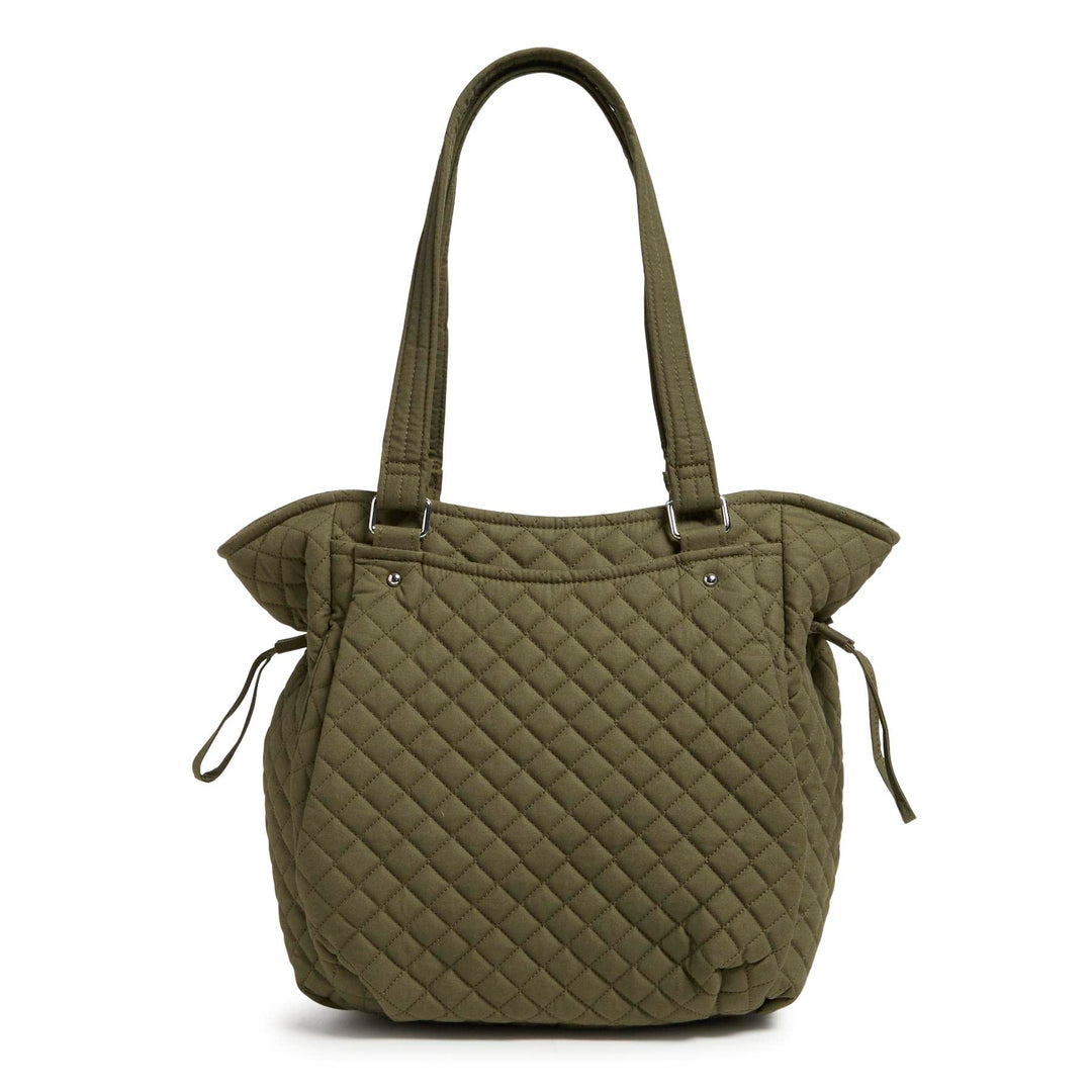 Vera Bradley Signature Damen Handtasche, Baumwolle, Glenna Climbing Ivy Green - Recycelte Baumwolle,