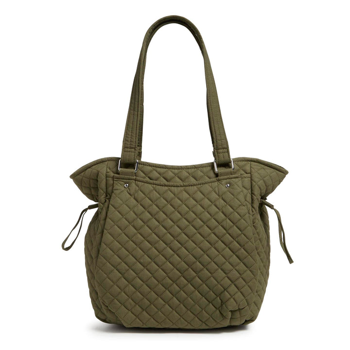 Vera Bradley Signature Damen Handtasche, Baumwolle, Glenna Climbing Ivy Green - Recycelte Baumwolle,
