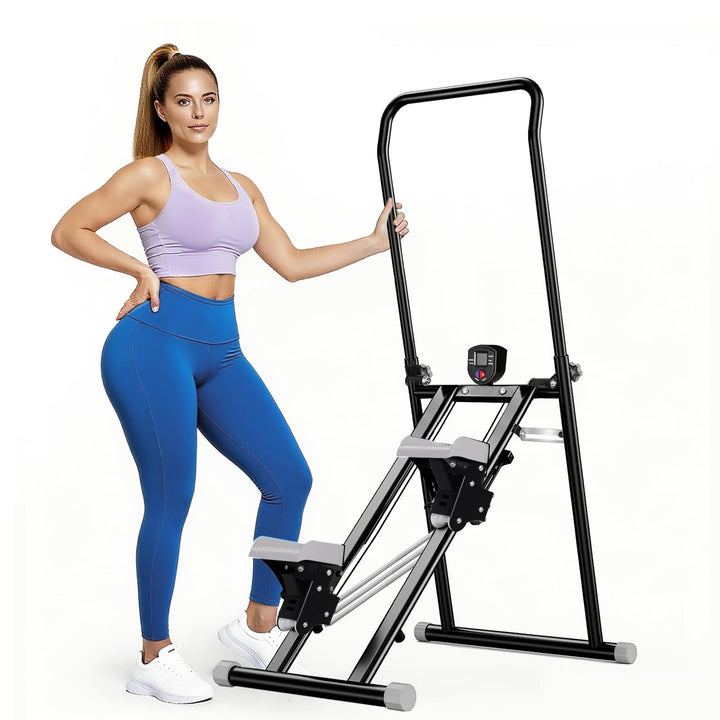 Stair Stepper für Zuhause, Stairmaster mit Einstellbarem 3 Stufen Widerstand für Ganzkörpertraining,
